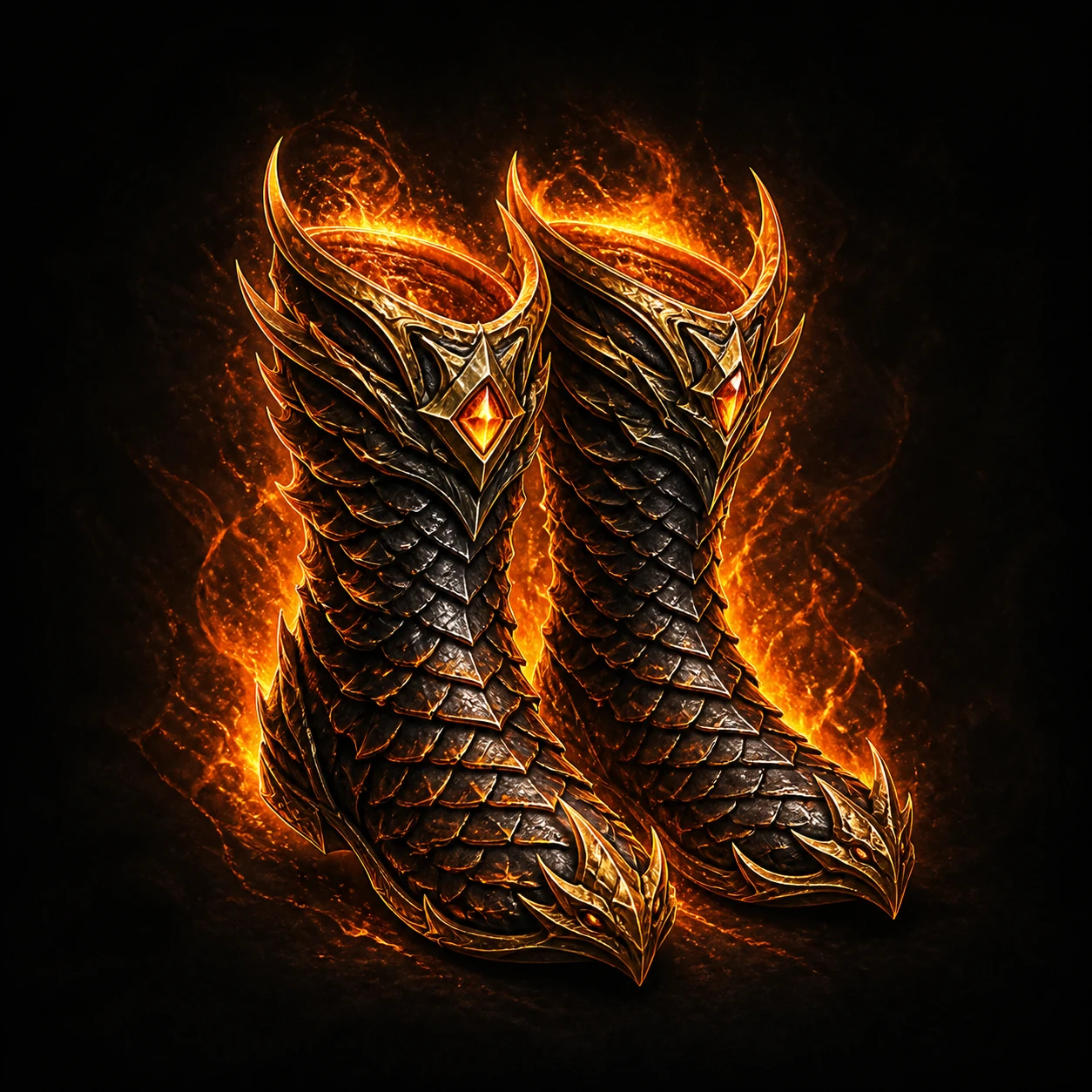 Dragon Scale Boots