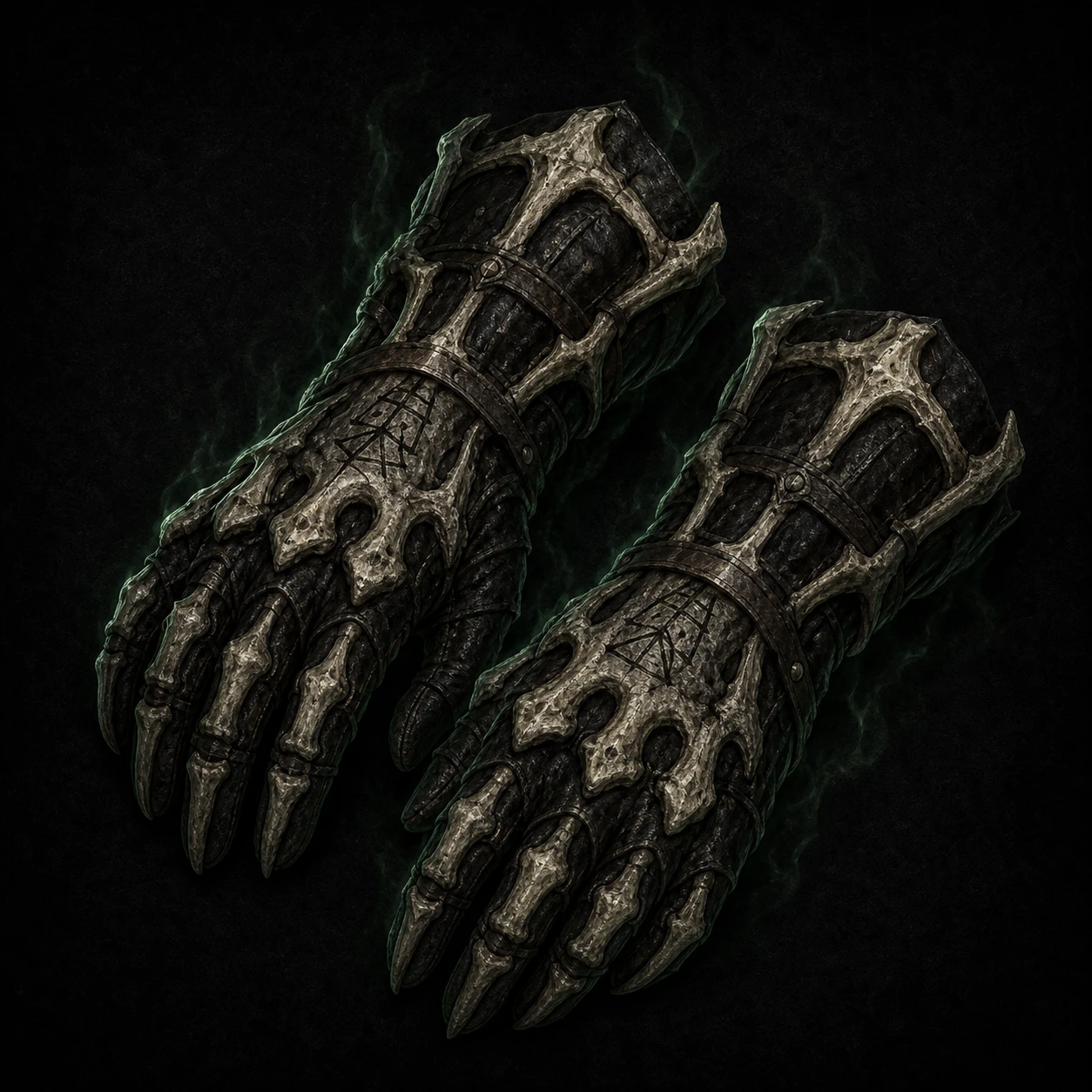 Bone Grip Gauntlets