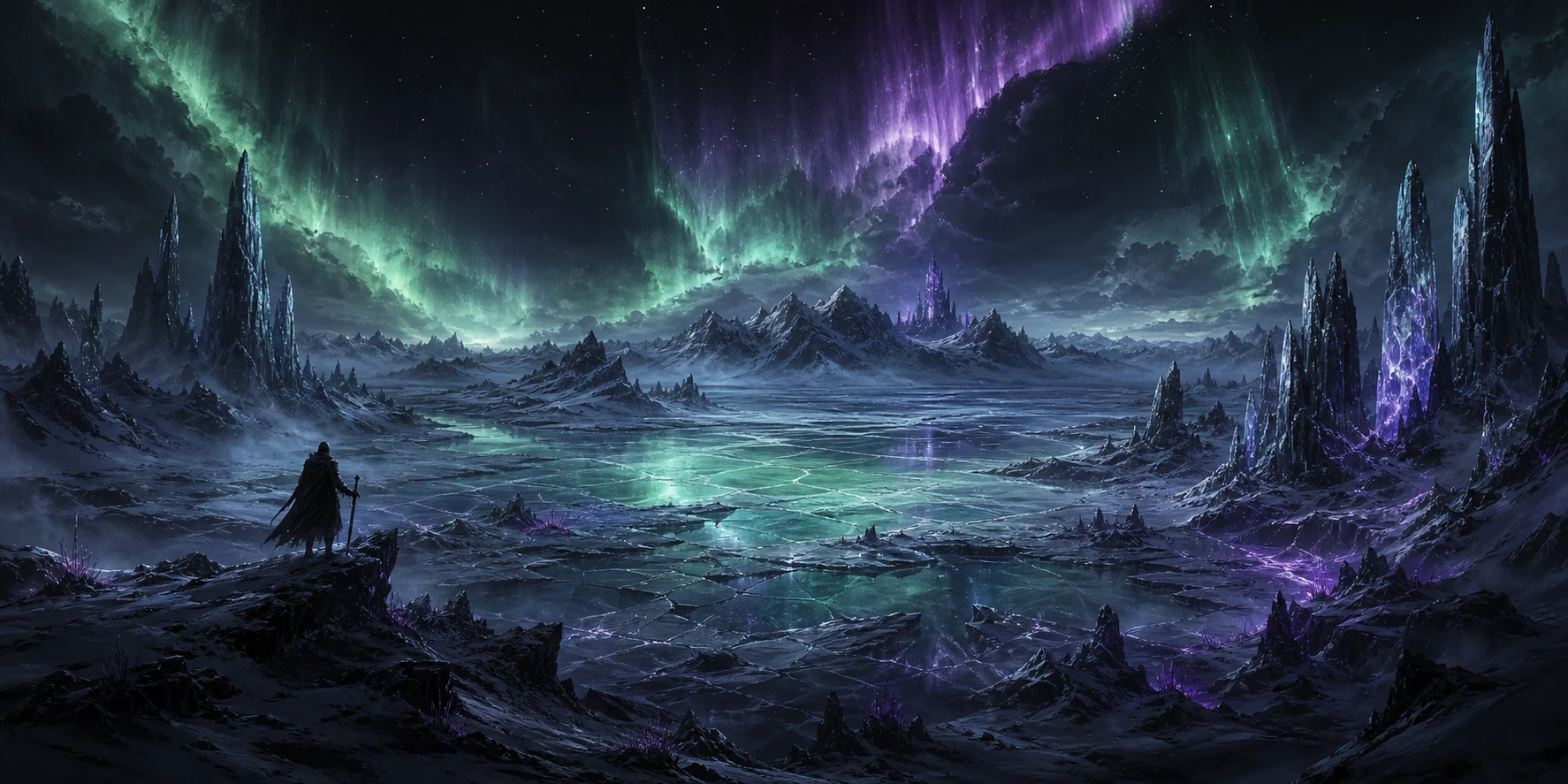 Moonlit Plains — silver-grass steppes of the werewolf packs